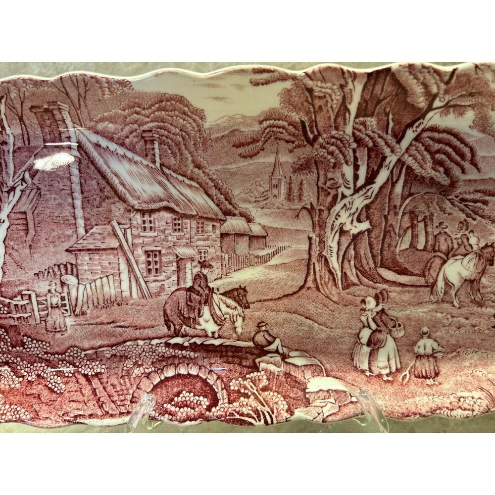 Old Foley James Kent Ltd Staffordshire England Serving Dish Rectangular 11.5" - Picture 5 of 7